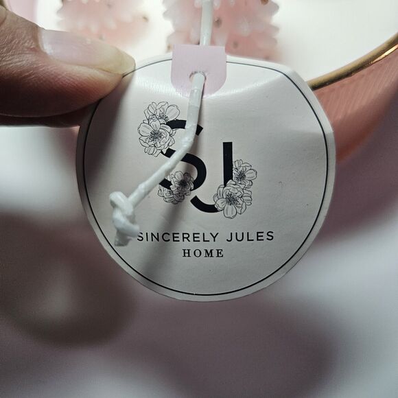 Sincerely Jules Home frost Pink christmas tree candle New *One Tree Top Fell* - Picture 2 of 7